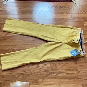 High Rise Curvy Marigold Yellow Pants